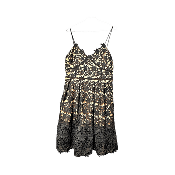 Black lace dress