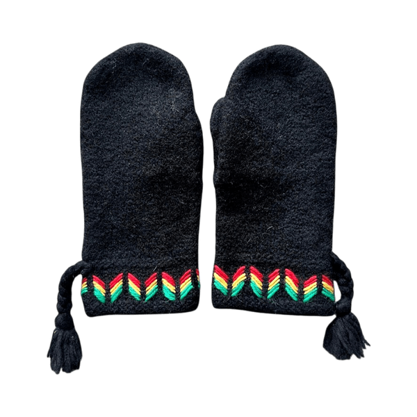 Handmade mittens, 100% wool