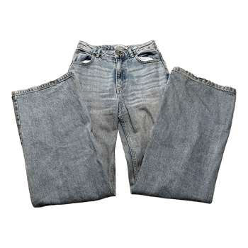 Light blue wide leg jeans