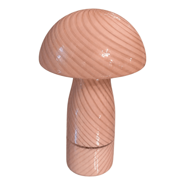 Vaaleanpunainen mushroom valaisin