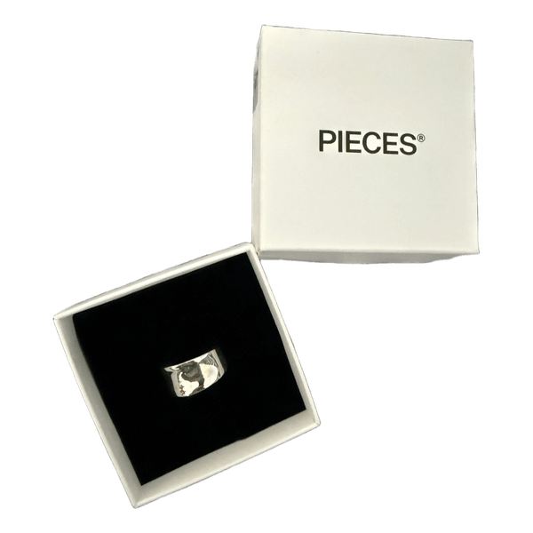 Pieces sølvbelagt ring