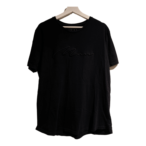 Black cotton t-shirt