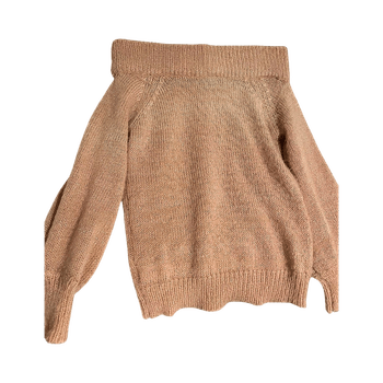 Vaaleanpunainen neulepusero