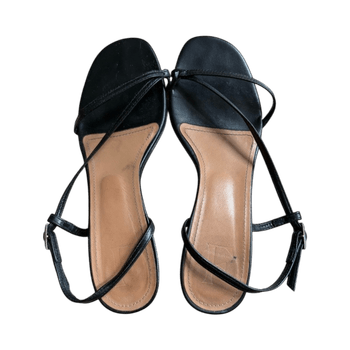 Flattered heeled sandals