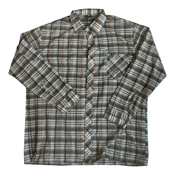 Green plaid shirt
