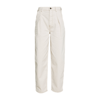 Ecru relaxed fit jeans