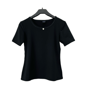JOOP! Black Short-Sleeve Top, Size S