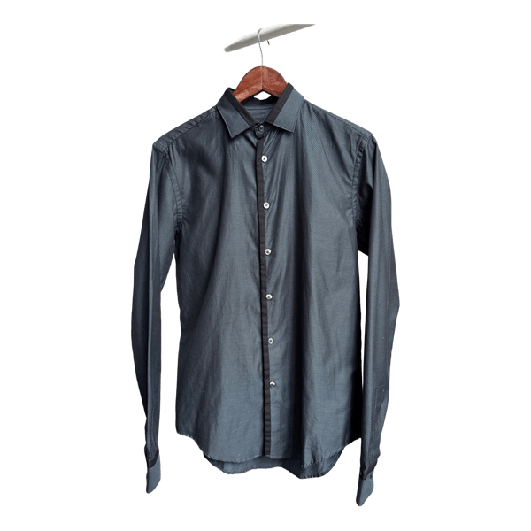 Black slim fit shirt