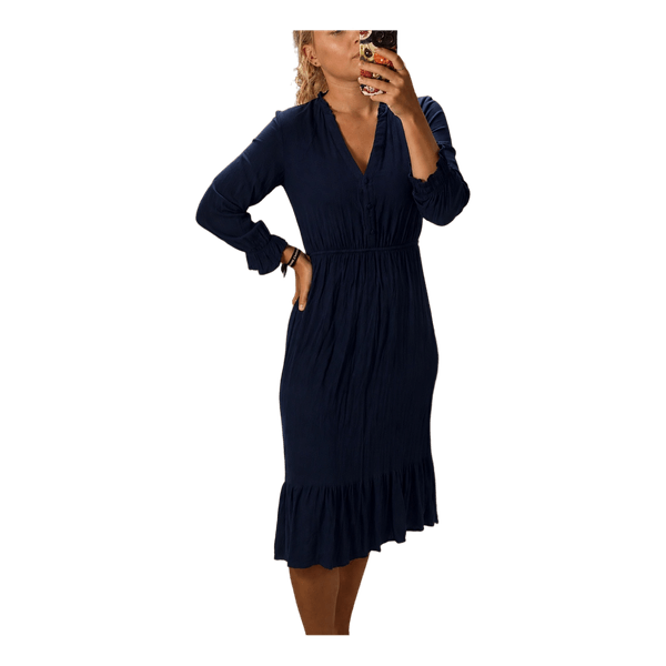 Blue midi dress