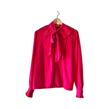 Vintage 70s/80s pink blouse 