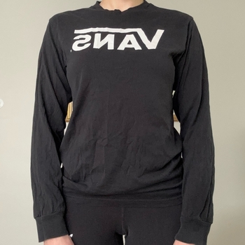 Musta pitkähihaisen paita Vans