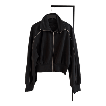 Musta Oysho verkkatakki