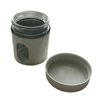 White storage canister