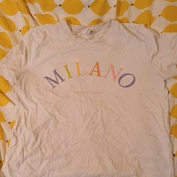 valkoinen milano t-paita