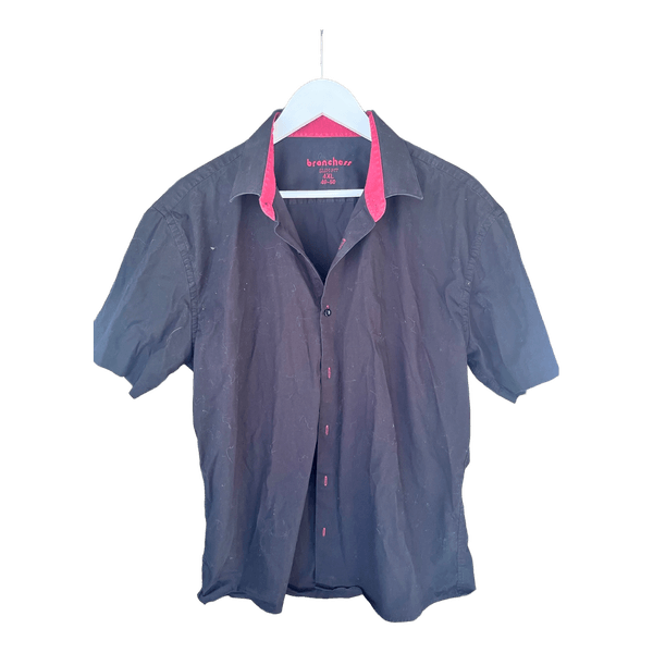 Black slim fit shirt