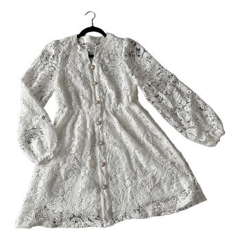 White lace dress