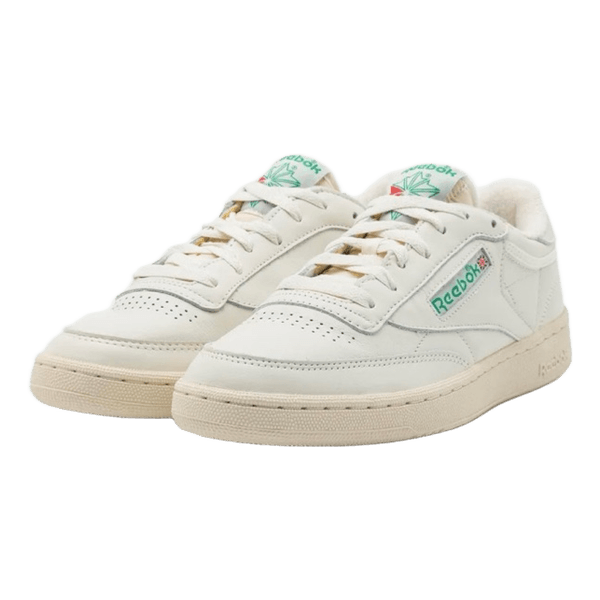 White leather sneakers