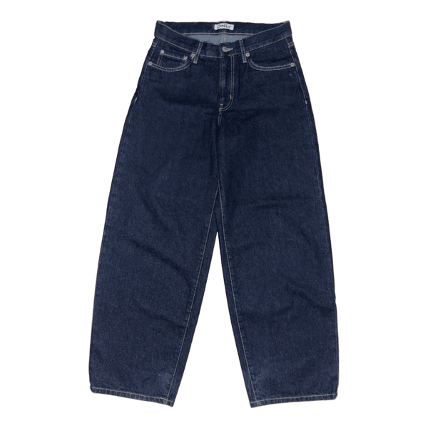 Blå denim wide leg jeans