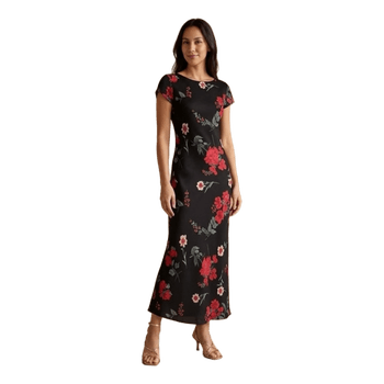 Floral print maxi dress