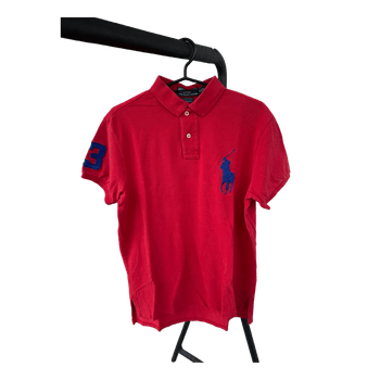 Punainen Polo Ralph Lauren pikeepaita