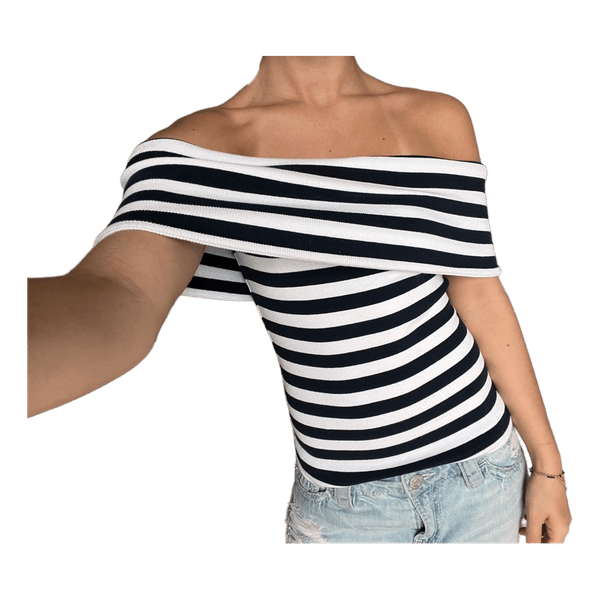 HM stribet top