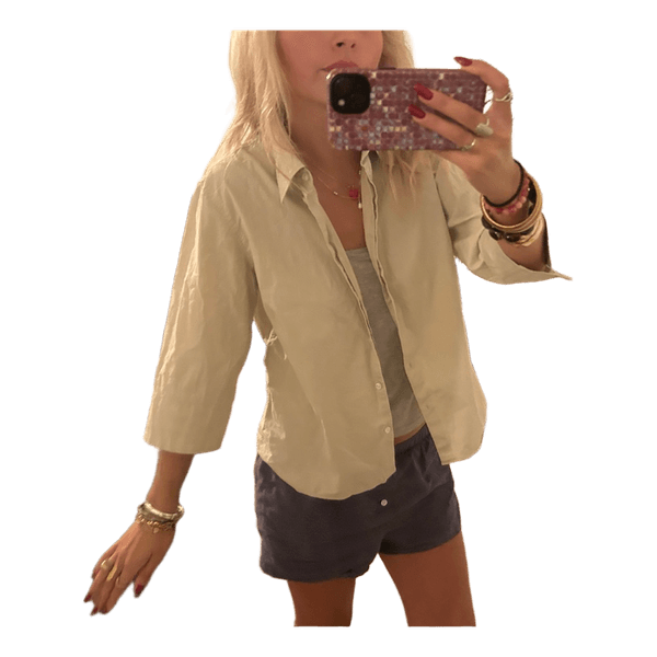 Beige skjorte