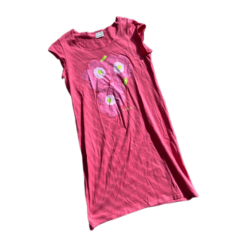 Pinkki  Marimekko kukkamekko L