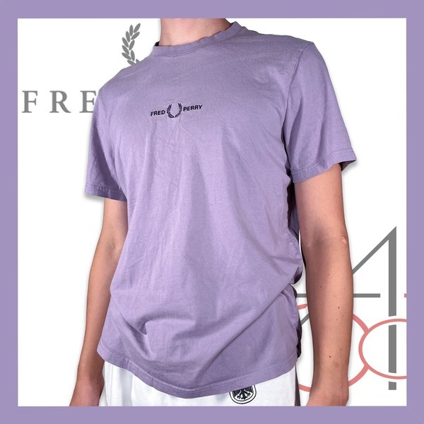 Purple Fred Perry t-shirt
