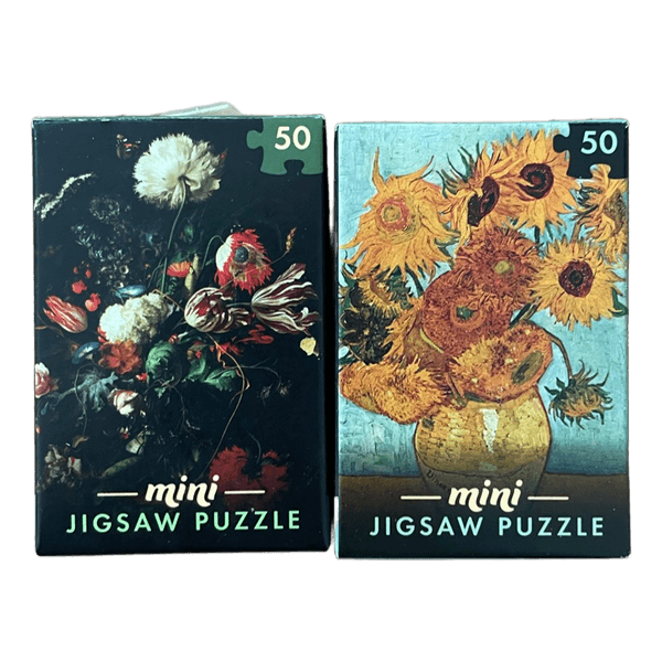 Two mini jigsaw puzzles