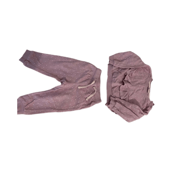 Purple dot baby set