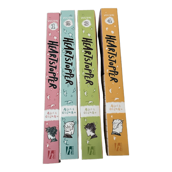 Heartstopper sarjakuvakirjat 1-4
