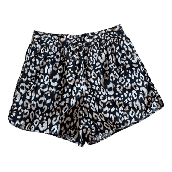 H&M leopard print shorts