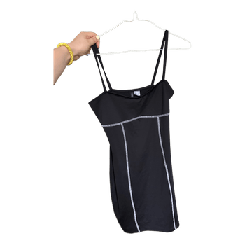 Black mini dress H&M
