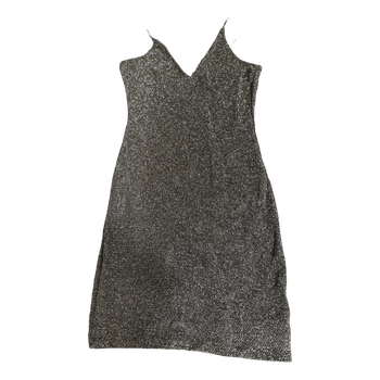 Black glittery mini dress