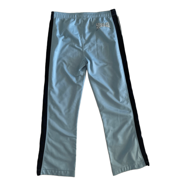Blue track pants