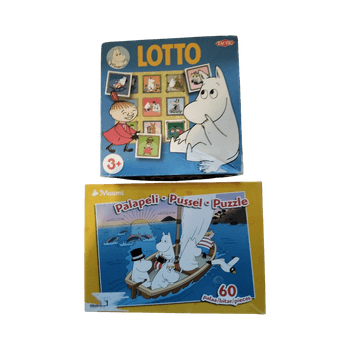Moomin lotto ja palapeli