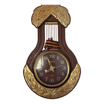 Vintage brown wall clock