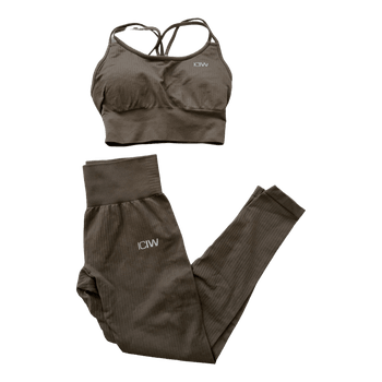 Iciw ribbed define seamless set