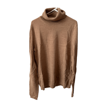 Beige turtleneck sweater