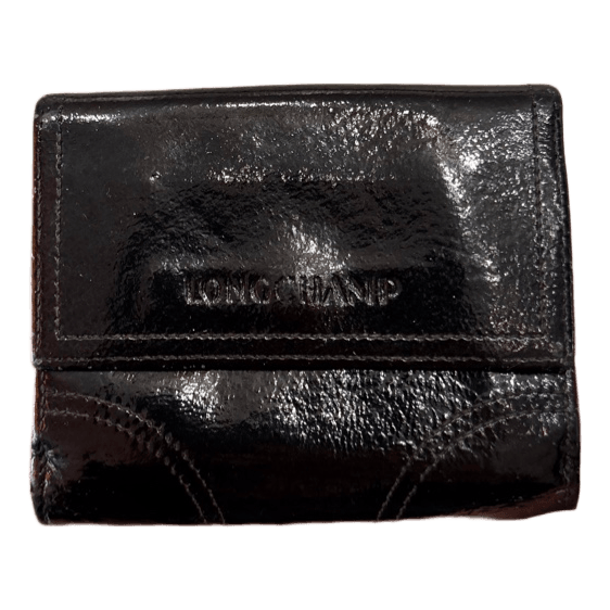 Longchamp Vintage Y2K 2000s Patent Leather Wallet