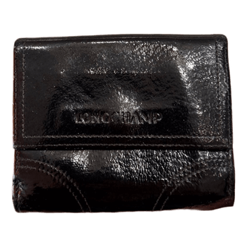 Longchamp Vintage Y2K 2000s Patent Leather Wallet