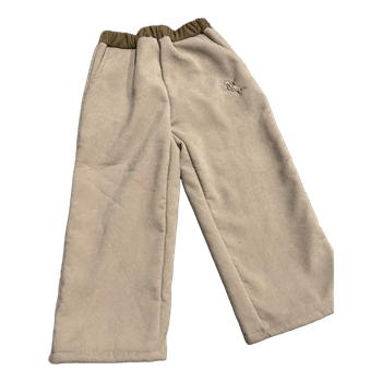 Beige corduroy trousers