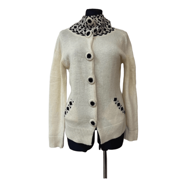 Cream knit cardigan
