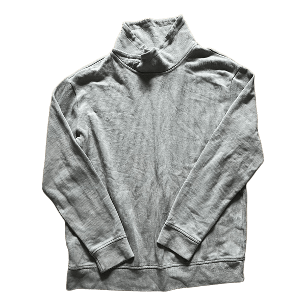 Reserved grey high neck jumper