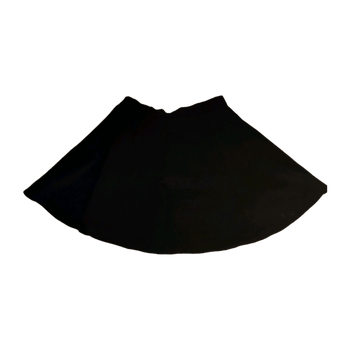 Black bell skirt