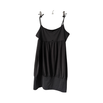 Black camisole dress