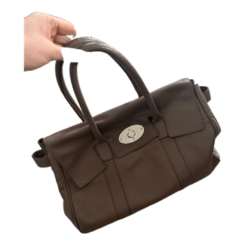 Brown leather bag
