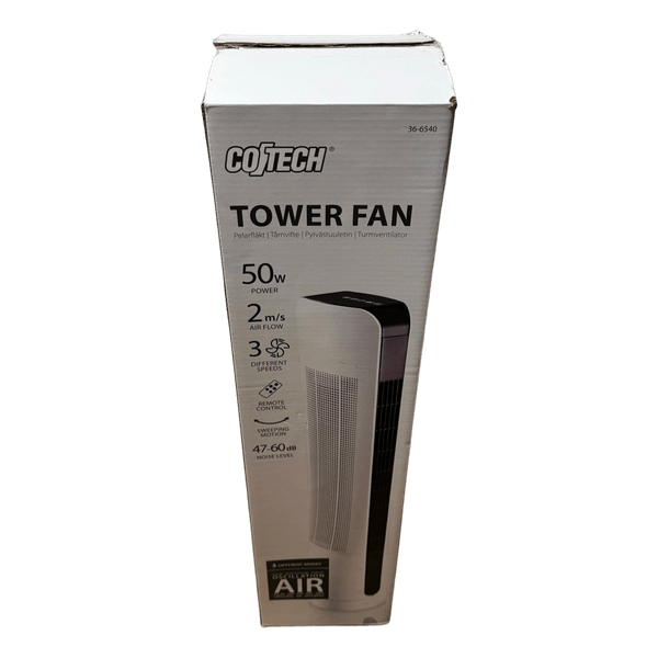 Co/Tech tower fan from Clas Ohlson
