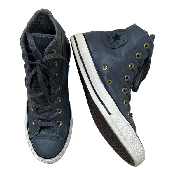 Converse leather high top sneakers size 39