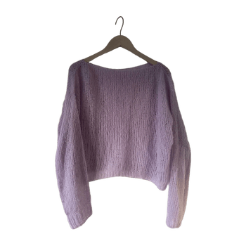 Self-knitted blouse